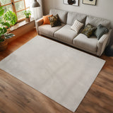 Geweven Vloerkleed Helix - Effen Creme & Duurzaam