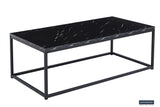 Salontafel 'Dallas' Decor Marmer Zwart