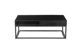 Salontafel 'Madeira' met lade Mango hout zwart