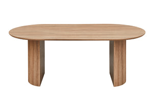 Tafel 'Lagos' 200 cm Ovaal Decor Oude eik