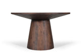 Tafel 'Tommy' 130 cm Rond Mango hout Bruin