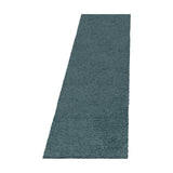 Sydney Shaggy Aqua/Blauw Vloerkleed Hoogpolig Zachte Tapijt