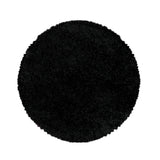 Sydney Shaggy Black/Zwart Vloerkleed Hoogpolig Zachte Tapijt