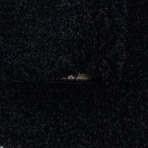 Sydney Shaggy Black/Zwart Vloerkleed Hoogpolig Zachte Tapijt
