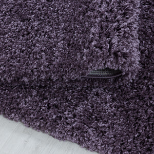 Sydney Shaggy Violet Vloerkleed Hoogpolig Zachte Tapijt Effen