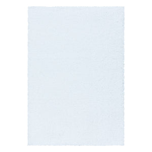Sydney Shaggy White/Wit Vloerkleed Hoogpolig Zachte Tapijt Effen