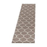 Salsa Shaggy Beige Vloerkleed Hoogpolig Zachte Tapijt Berber Stijl
