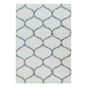 Salsa Shaggy Cream/Creme Vloerkleed Hoogpolig Zachte Tapijt Berber Stijl