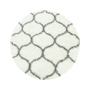 Salsa Shaggy Cream/Creme Vloerkleed Hoogpolig Zachte Tapijt Berber Stijl