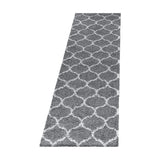 Salsa Shaggy Gray/Grijs Vloerkleed Hoogpolig Zachte Tapijt Berber Stijl