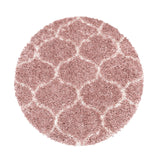 Salsa Shaggy Rose/Roze Vloerkleed Hoogpolig Zachte Tapijt Berber Stijl