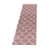 Salsa Shaggy Rose/Roze Vloerkleed Hoogpolig Zachte Tapijt Berber Stijl