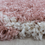 Salsa Shaggy Rose/Roze Vloerkleed Hoogpolig Zachte Tapijt Berber Stijl