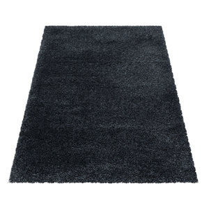 Fluffy Shaggy Antraciet Vloerkleed Hoogpolig Zachte Trendy Tapijt
