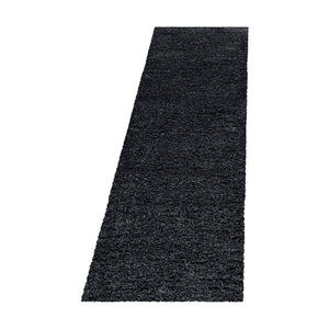Fluffy Shaggy Antraciet Vloerkleed Hoogpolig Zachte Trendy Tapijt