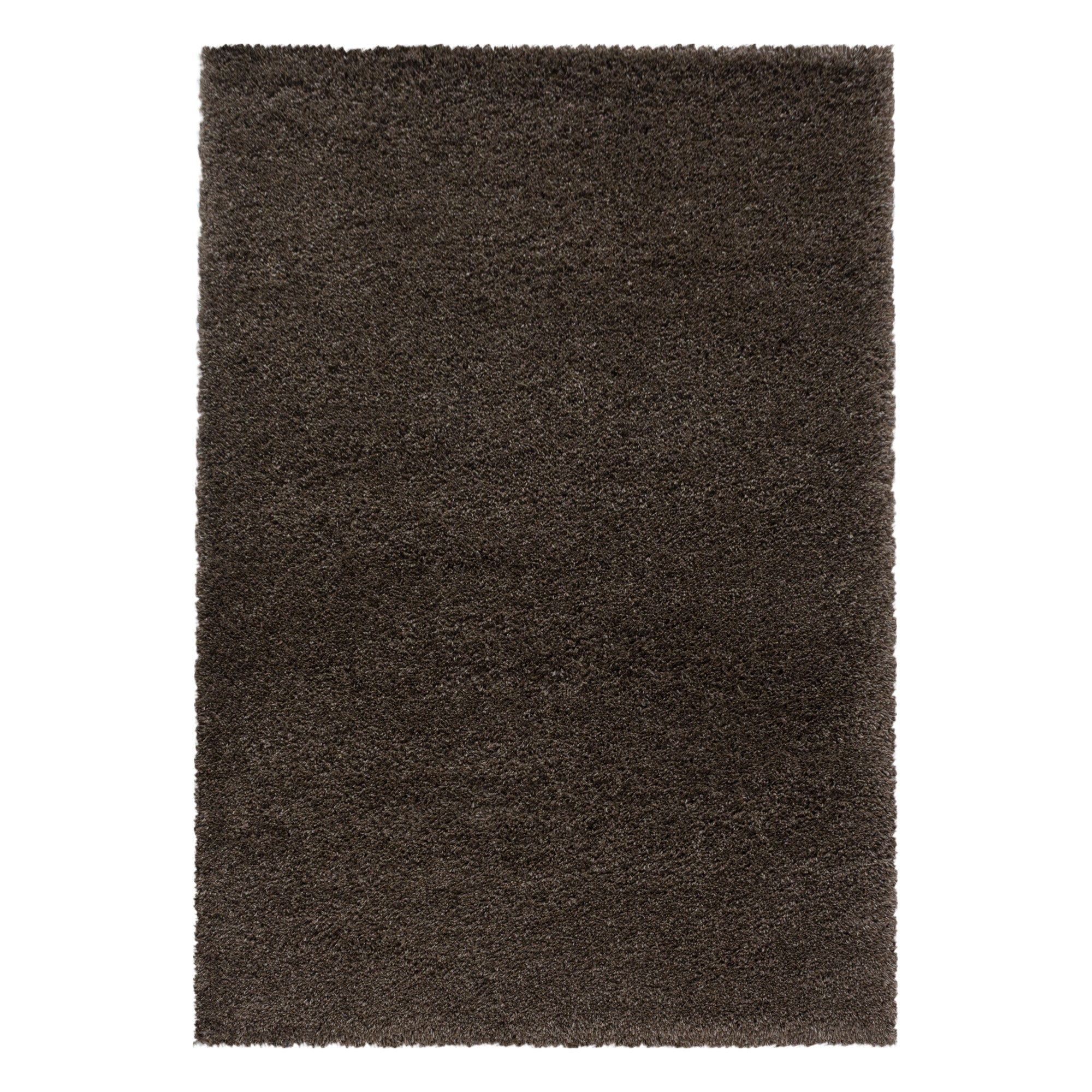 Fluffy Shaggy Brown/Bruin Vloerkleed Hoogpolig Zachte Trendy Tapijt
