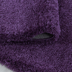 Fluffy Shaggy Lila Vloerkleed Hoogpolig Zachte Trendy Tapijt