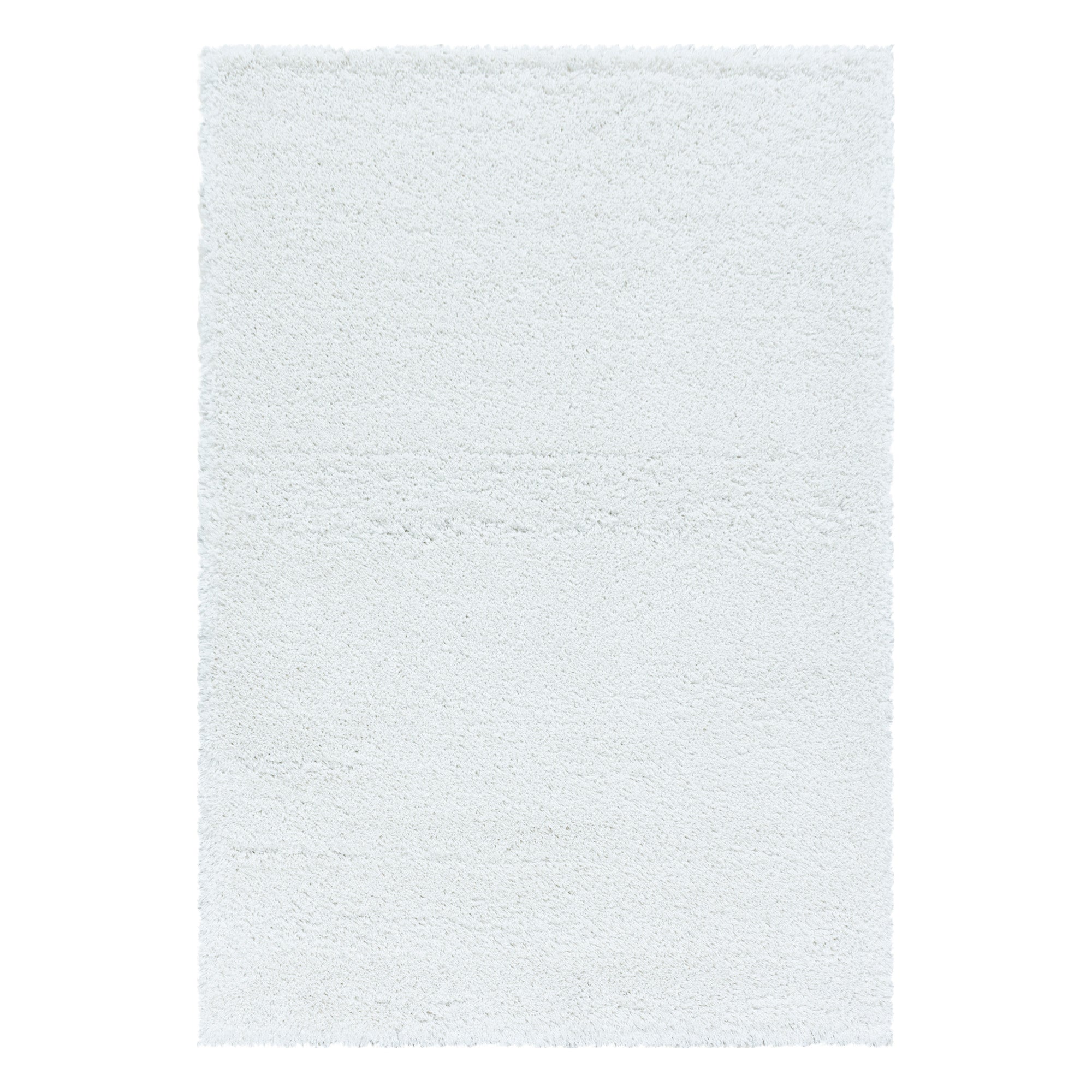 Fluffy Shaggy White/Wit Vloerkleed Hoogpolig Zachte Trendy Tapijt