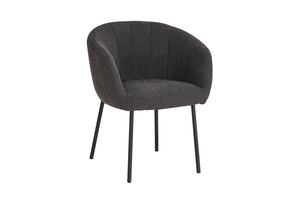 Stoel 'Sevilla' Bouclé Grijs