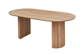 Tafel 'Lagos' 200 cm Ovaal Decor Oude eik