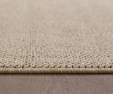 Loom 4300 Beige Laagpolig Duurzaam Geweven Vloerkleed Effen Binnen/Buiten Tapijt