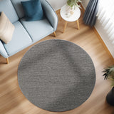 Loom 4300 Gray/Grijs Laagpolig Duurzaam Geweven Vloerkleed Effen Binnen/Buiten Tapijt