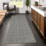 Loom 4300 Gray/Grijs Laagpolig Duurzaam Geweven Vloerkleed Effen Binnen/Buiten Tapijt