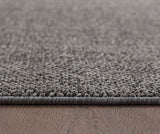 Loom 4300 Gray/Grijs Laagpolig Duurzaam Geweven Vloerkleed Effen Binnen/Buiten Tapijt