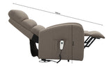 Electrische relax met lift 'Bruges' Stof Taupe