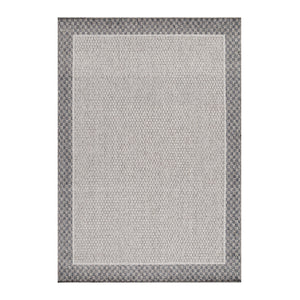 Moonay Belano Buiten Vloerkleed Creme/Cream – Waterbestendig Tuinkleed – Weerbestendig Buitenkleed – UV-bestendig – Balkonkleed – Terras Tapijt – 7mm Laagpolig – Onderhoudsvriendelijk