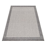 Moonay Belano Buiten Vloerkleed Creme/Cream – Waterbestendig Tuinkleed – Weerbestendig Buitenkleed – UV-bestendig – Balkonkleed – Terras Tapijt – 7mm Laagpolig – Onderhoudsvriendelijk