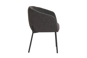 Stoel 'Sevilla' Bouclé Grijs