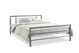 Bed 'Sandro' 160x200 met lattenbodem Grijs