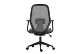 Bureaustoel 'Claude' Mesh Zwart/Grijs