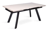 Uitschuifbare tafel 'Hera' 160-240 cm Rechthoekig Steen Wit