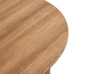 Salontafel 'Lagos' 50 cm Rond Decor Oude eik