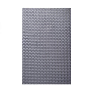 Ambiance Fluffy Soft 5110 Grey/Grijs 3D Vloerkleed Hoogpolig Effen Kleur