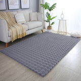 Ambiance Fluffy Soft 5110 Grey/Grijs 3D Vloerkleed Hoogpolig Effen Kleur