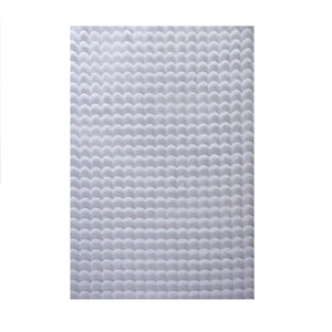 Ambiance Fluffy Soft 5110 Silver/Zilver 3D Vloerkleed Hoogpolig Effen Kleur
