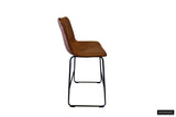 Barstoel 'Mancia' PU Ote Topper 02 Cognac