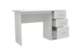 Bureau 'Mateo' 3 lades Wit