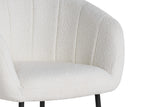 Stoel 'Sevilla' Bouclé Wit