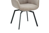 Stoel 'Modest' Draaibaar Ribfluweel Beige