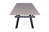 SALE - Uitschuifbare tafel 'Hera' 160-240 cm Rechthoekig Steen Grijs