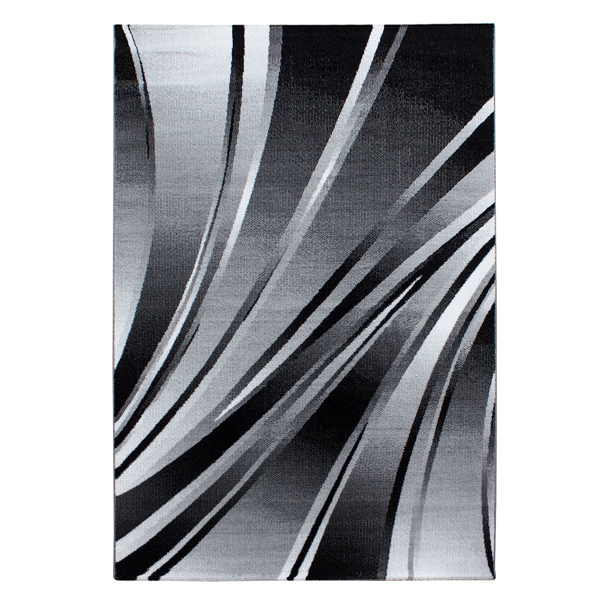 Parma Black/Zwart Vloerkleed Laagpolig Tapijt