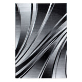Parma Black/Zwart Vloerkleed Laagpolig Tapijt