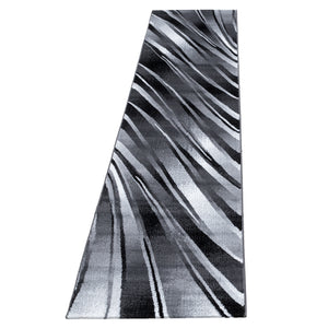 Parma Black/Zwart Vloerkleed Laagpolig Tapijt