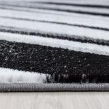 Parma Black/Zwart Vloerkleed Laagpolig Tapijt