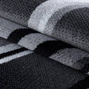 Parma Black/Zwart Vloerkleed Laagpolig Tapijt