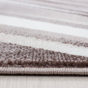 Parma Brown/Bruin Vloerkleed Laagpolig Tapijt
